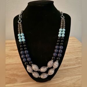 Elegant Multi-Color Beaded Necklace
